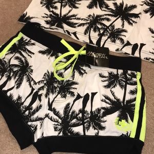 🏝 Andrew Christian SET polo and short small 💛
